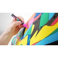 POSCA Pigmentmarker PC-5BR BRUSH, 16er Etui, farbig sortiert