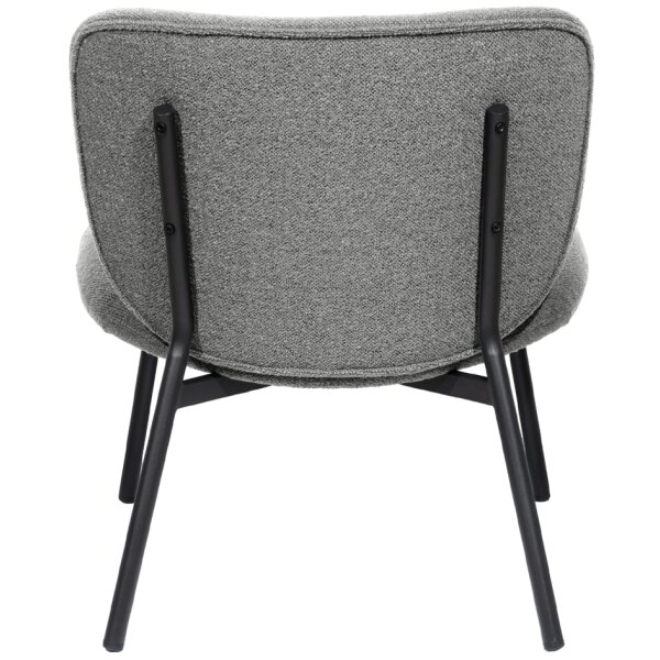 PAPERFLOW Fauteuil visiteur TWIST, noir