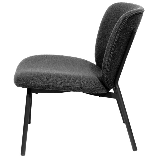 PAPERFLOW Fauteuil visiteur TWIST, noir