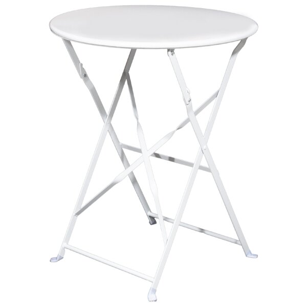 PAPERFLOW Table dextérieur pliante EDEN, rond, noir