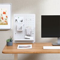 LogiLink Lochplatten-Organizer, für Klemmmontage, weiss