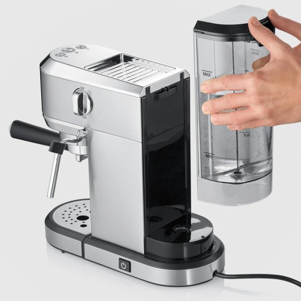 SEVERIN Machine à expresso KA 5997, 1.350 watts, argent