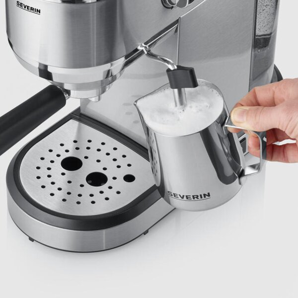 SEVERIN Machine à expresso KA 5997, 1.350 watts, argent