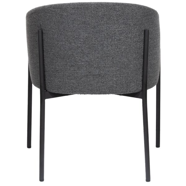 PAPERFLOW Fauteuil visiteur MILO, gris