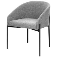 PAPERFLOW Fauteuil visiteur MILO, gris