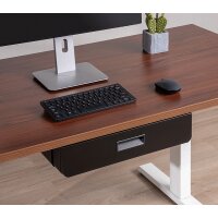 LogiLink Tiroir de bureau sous table, noir