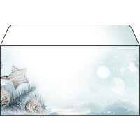 sigel Weihnachts-Motiv-Umschlag "Rustic White",...