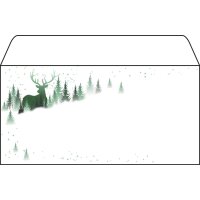 sigel Enveloppe à motif de Noël Rustic White, DL