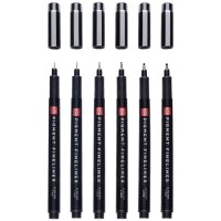 ROYAL TALENS Pigment Fineliner Complete, schwarz, 6er Set