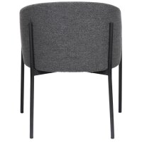 PAPERFLOW Fauteuil visiteur MILO, anthracite