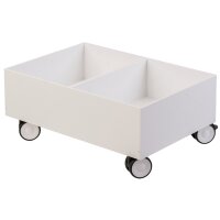 PAPERFLOW Rollsockel für 1 Wertstoffsammelbox, schwarz