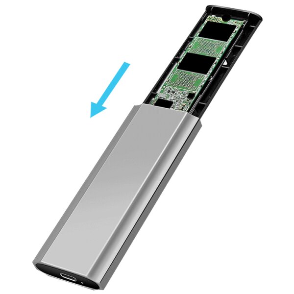 LogiLink Boîtier USB 3.2 pour disque dur, SSD, 10Gbps