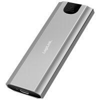 LogiLink USB 3.2 Festplattengehäuse, SSD, M.2 NVMe,...