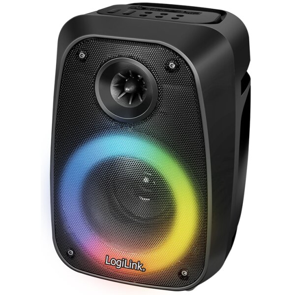 LogiLink Haut-parleur BT 5.0 TWS, 5 égalisations, noir