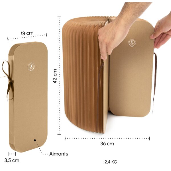 PAPERFLOW Tabouret pliable Flexistool, hauteur: 420 mm, vert