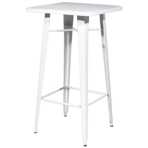 PAPERFLOW Table haute dextérieur URBAN, 600 x 600 mm, blanc