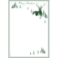 sigel Weihnachts-Motiv-Papier "Rustic White", A4, 90 g qm