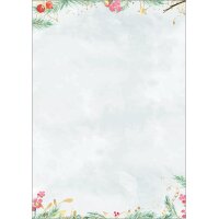 sigel Weihnachts-Motiv-Papier "Rustic White", A4, 90 g qm