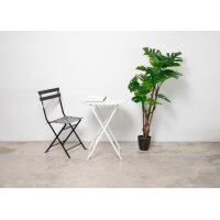 PAPERFLOW Table dextérieur pliante EDEN, rond, blanc