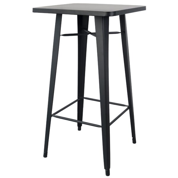 PAPERFLOW Table haute dextérieur URBAN, 600 x 600 mm, noir