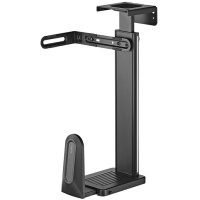 LogiLink Support pour ordinateur, sous table ou mural, noir