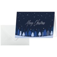 sigel Carte de Noël Snowflake Serenity, A6 paysage (A5)