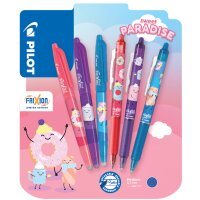 PILOT Tintenroller FRIXION BALL 07 Fancy Winter, 6er Blister