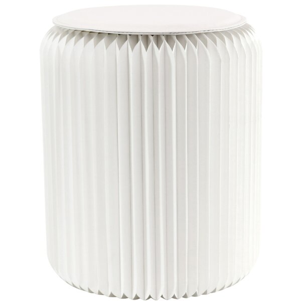 PAPERFLOW Tabouret pliable Flexistool, (H)420 mm, blanc