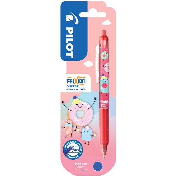 PILOT Tintenroller FRIXION BALL CLICKER 07 Fancy Winter