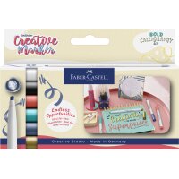 FABER-CASTELL Creative Marker GOLDFABER, 6er Etui Soft