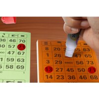 kangaro Jeu de grilles de bingo, 5x 100 cartes, assorti