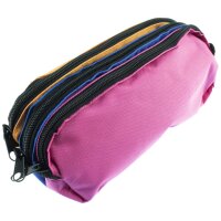 kangaro Trousse, 3 compartiments, orange/bleu/fuchsia
