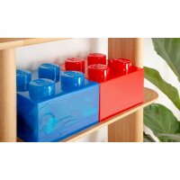 LEGO Aufbewahrungsstein STORAGE BRICK 4 TOP LID, blau