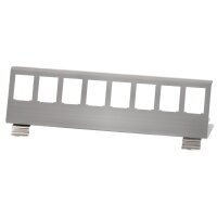 LogiLink Support de fixation pour 12 modules Keystone, inox