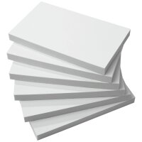 sigel Bloc-notes adhésif, 125 x 75 mm, uni, blanc