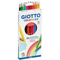 GIOTTO Buntstifte COLORS 3.0, sechseckig, 24er Kartonetui