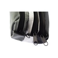 kangaro Trousse, 3 compartiments, gris/blanc/noir
