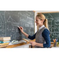 kangaro Wandtafelkreide, rund, weiss