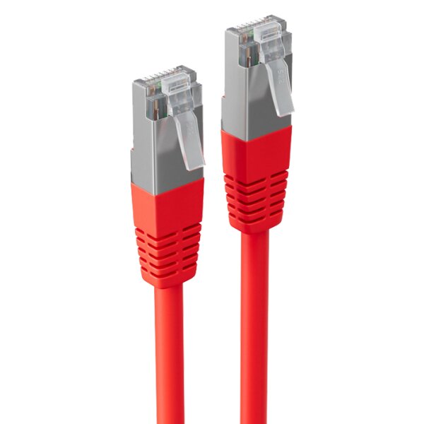 shiverpeaks Cable patch BASIC-S, cat.6, S/FTP, 7,50 m, rouge