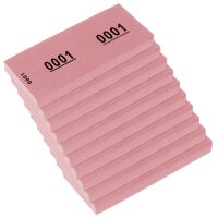 kangaro Nummernblock 1-1000, 105 x 42 mm, grün