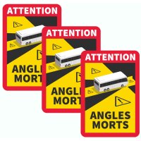 IWH Toter-Winkel-Magnet + Aufkleber "Angles...
