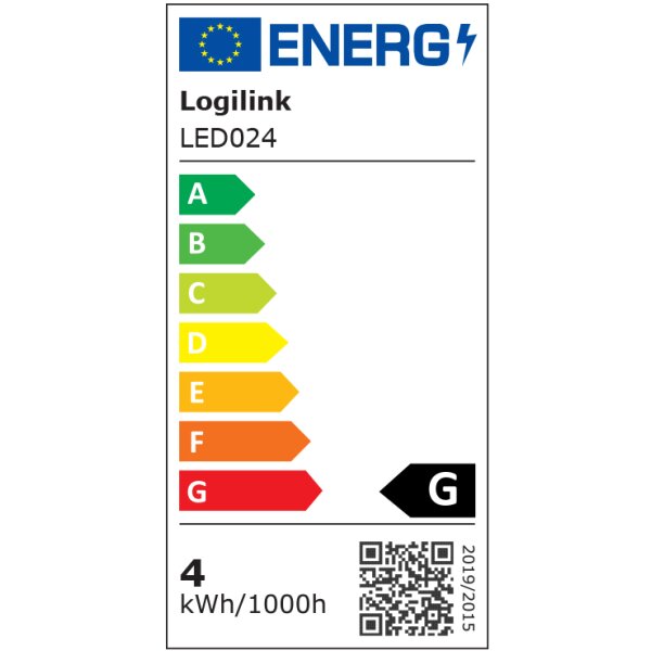 LogiLink Lampe de lecture &agrave; LED avec pince, blanc