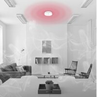 LogiLink Rauchmelder, extra flach, 85 db, weiss