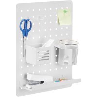 LogiLink Lochplatten-Organizer, für Wandmontage, weiss