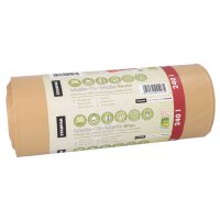 STARPAK Sac poubelle Waste-to-Waste, 240 litres, marron