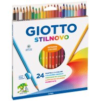GIOTTO Buntstifte STILNOVO, sechseckig, 12er Kartonetui