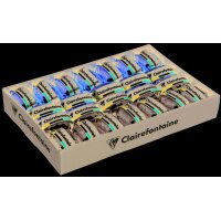 Clairefontaine Ringelband-Eiknäuel, gold &...