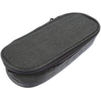kangaro Trousse, ovale, en polyester, gris foncé