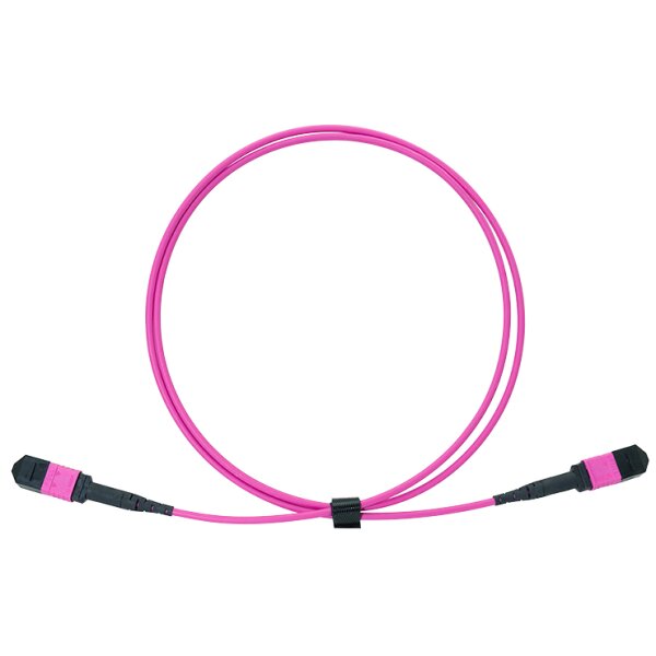 LogiLink Câble patch MPO, 12 fibres, Multimode, OM4, 10 m