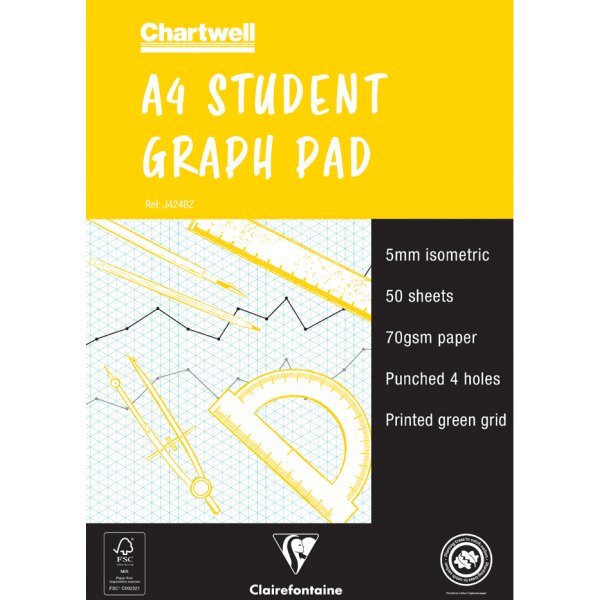 Clairefontaine Millimeterpapier "STUDENT GRAPH PAD", DIN A3